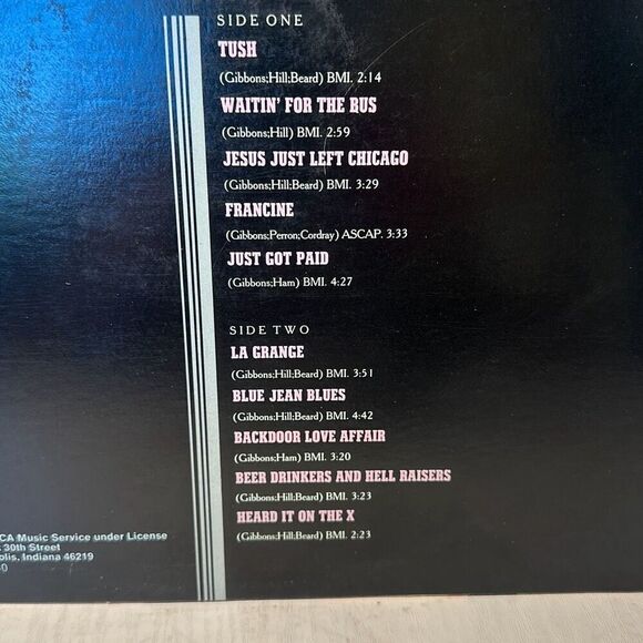 The Best of ZZ Top 1977 LP Vinyl Warner Bros. Records London Records Vintage - Picture 4 of 7